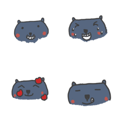 Blue P Bear Emoji