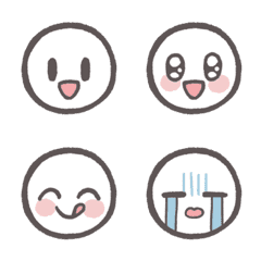 Loose white face Emoji