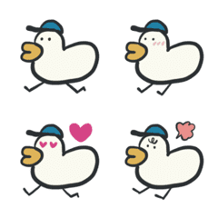 sweet duck boy emoji