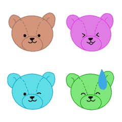 colorful bear Emoji 3