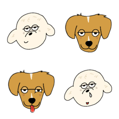 Easy-to-use emoji with dogs.