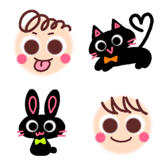 A various face Emoji .