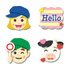 cowboy cowgirl & cow emoji