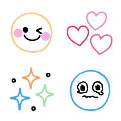 Simple Kawaii daily Emoji