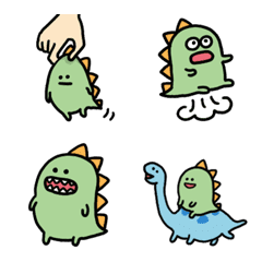 Cute dinosaur emoji(2)