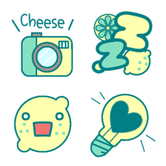 Lemon cute emoji