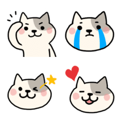 Expressive cat's daily emoji