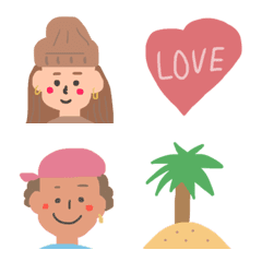 oshare girls boys Emoji