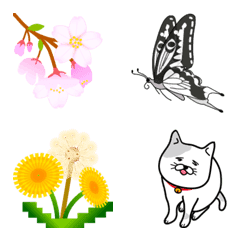 A pet cat 's Tama series.Emoji.[3]