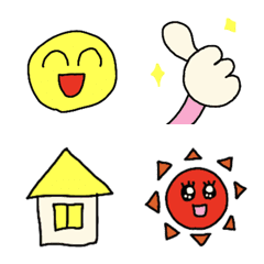 simple smile emoji sets