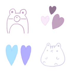 Simple animal emojis10