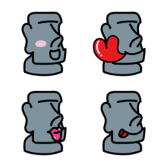 Moai Statue emoji