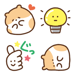 Hamster emoji.