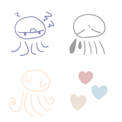 Kawaii jellyfish emoji5
