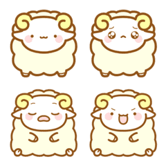 Small sheep emoji