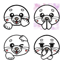 Seal emoji that colors cute adults