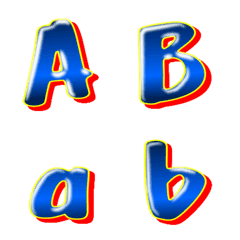 Decoration Emoji of  simple letter
