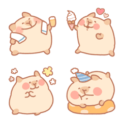 Fluffy capybara emoji
