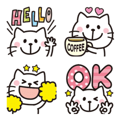 Adult cute Mr.cat emoji 6