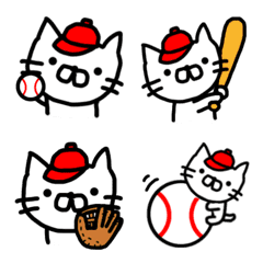 野球好きなネコ