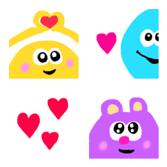 Happy and colorful emoji