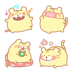 Fluffy tiger emoji