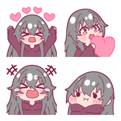 Aiko-chan Couple Emoji 01