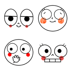 Eye big simple face Emoji4