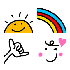 Simple, colorful and easy-to-use emoji