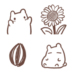 white hamster emoji4
