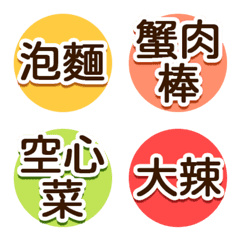 Order Luwei Food Emoji