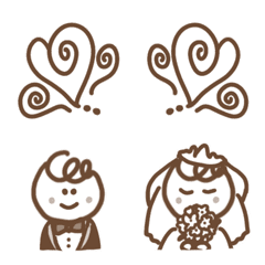 Brown single color Emoji 4