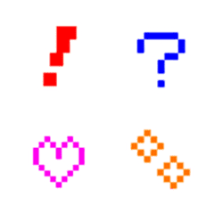 ドット絵文字−Dot emoji