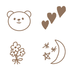 brown color emoji 1