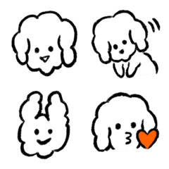 Fuwafuwa Poodle Emoji