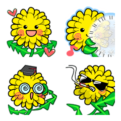 YOSSAN's "Dandelions" emoji