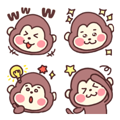 Curious Mon-chan emoji