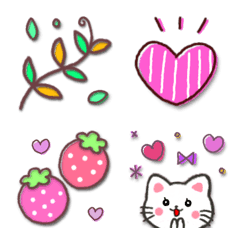 Adult cute simple characters Emoji