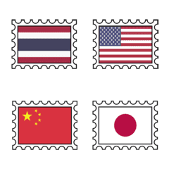 Stamp flag
