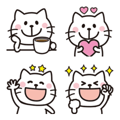 Adult cute Mr.cat emoji 7