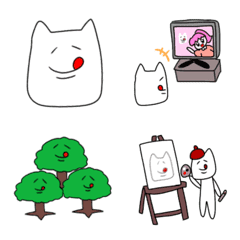 Shitadashi cat Emoji