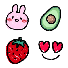 Doodle style cute emoji No.2