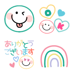 NEON colors simple emoji