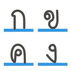 Thai alphabets !