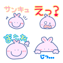 Easy-to-use "Usakinchaku" emoji
