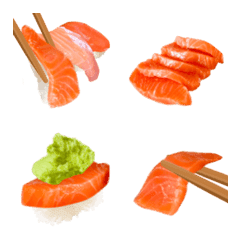Salmon Sashimi 2 – LINE Emoji | LINE STORE