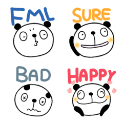 yuko's panda ( English ) Emoji