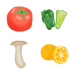 Vegetables, fruits, mushrooms