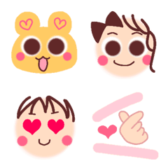 A various face Emoji 7th.