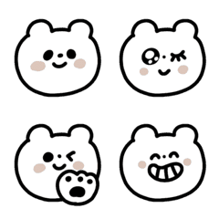 YUKANCO white bear  emoji